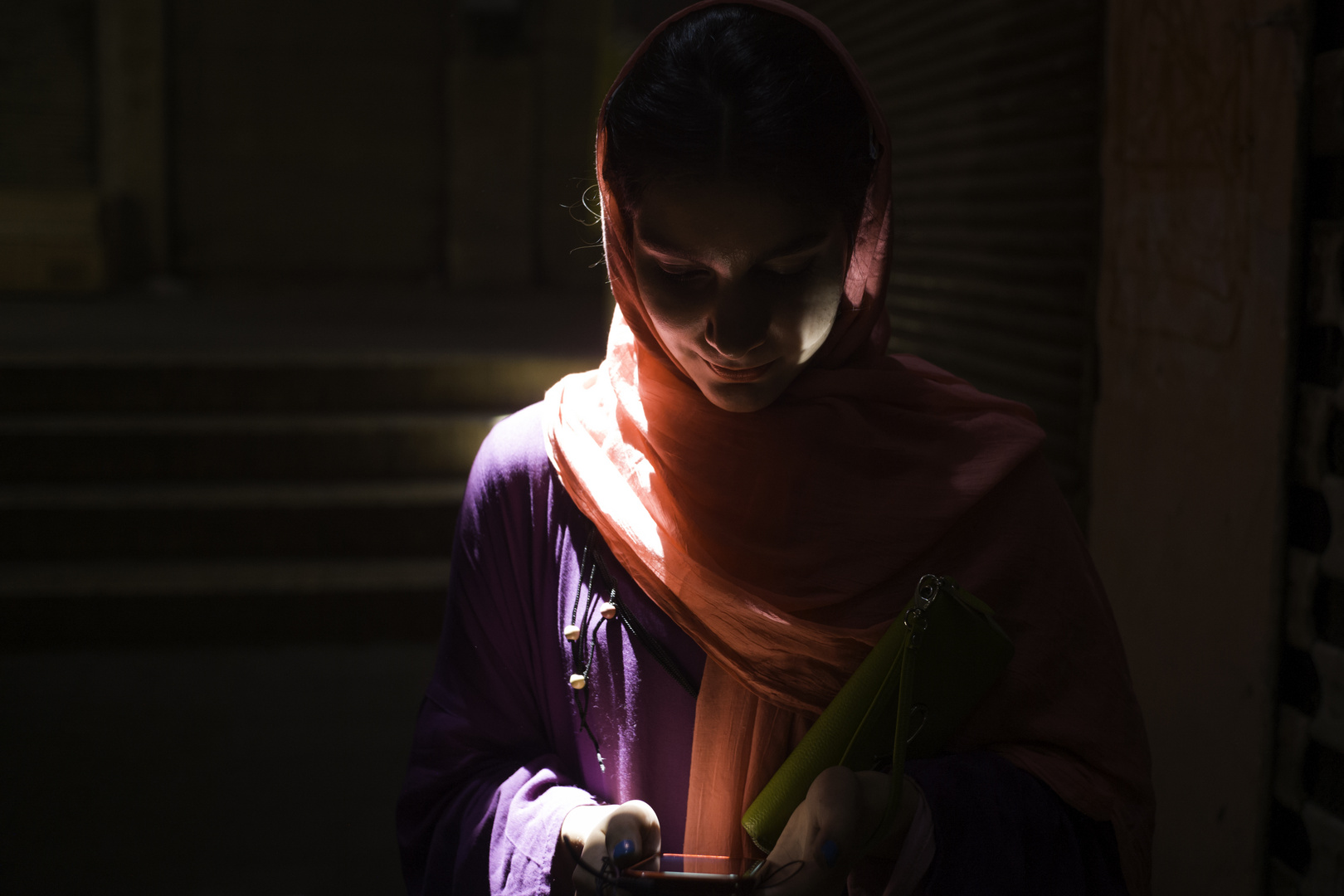 Faces of Iran - Girl in a sunray