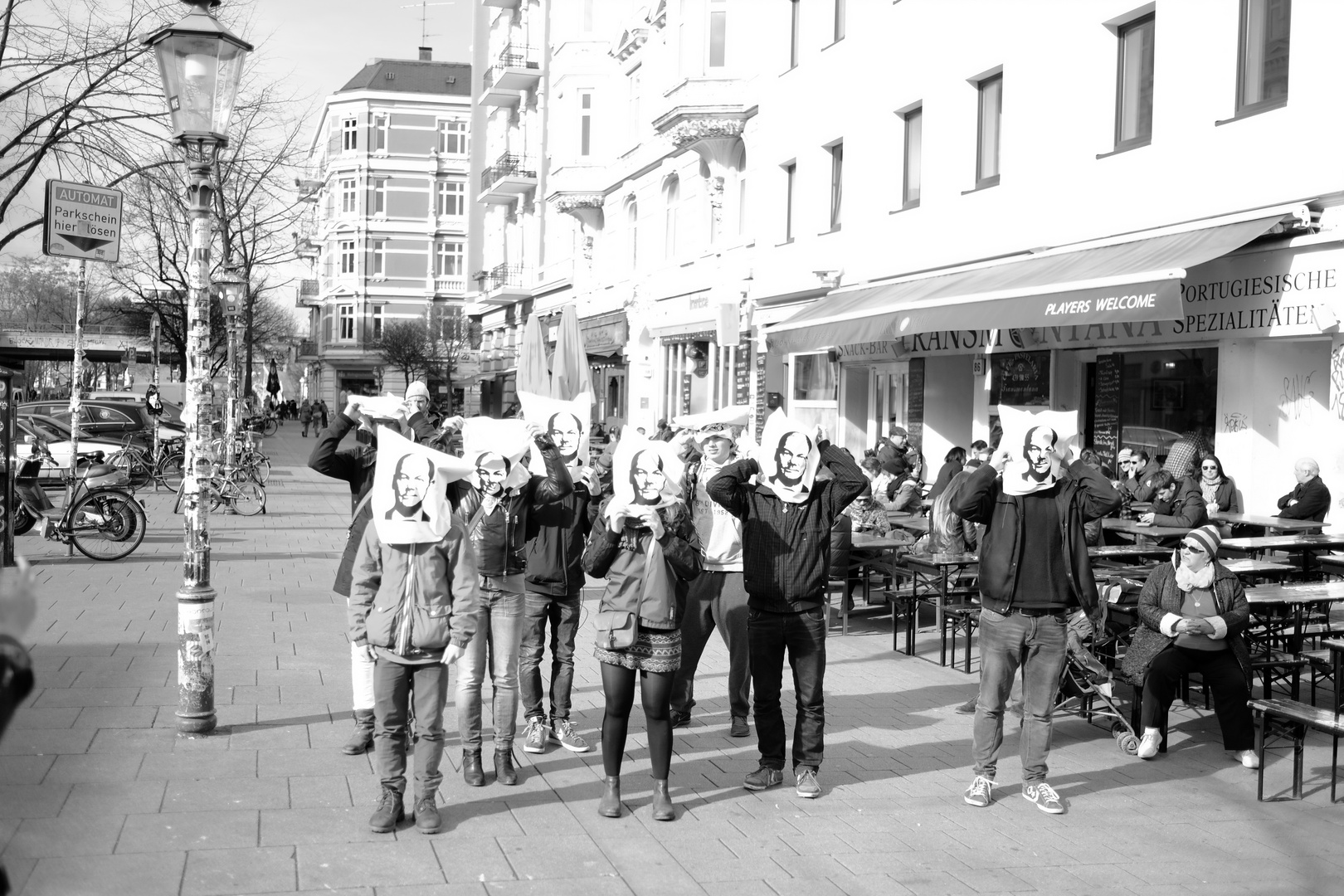 Faces on Streets