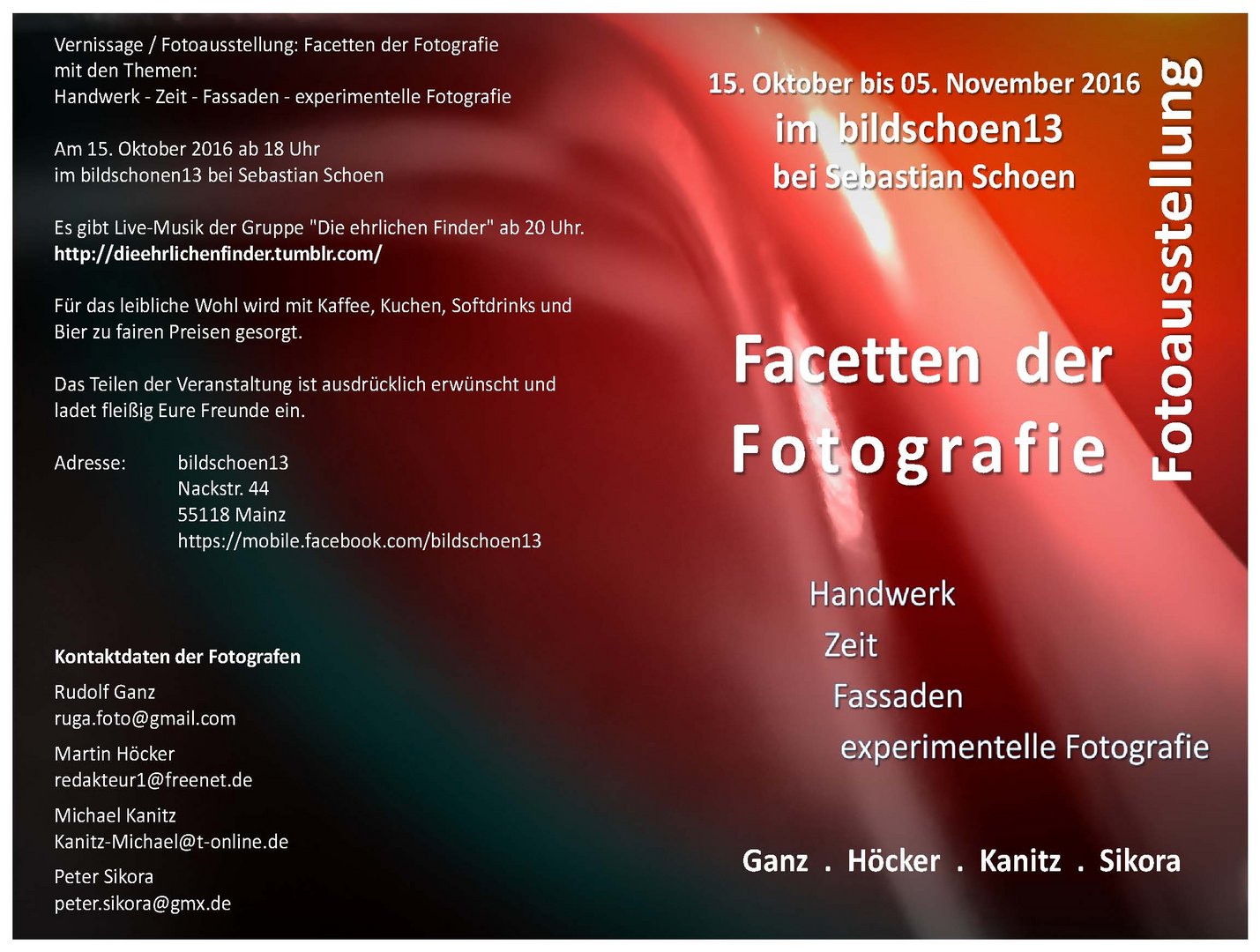 Facetten der Fotografie