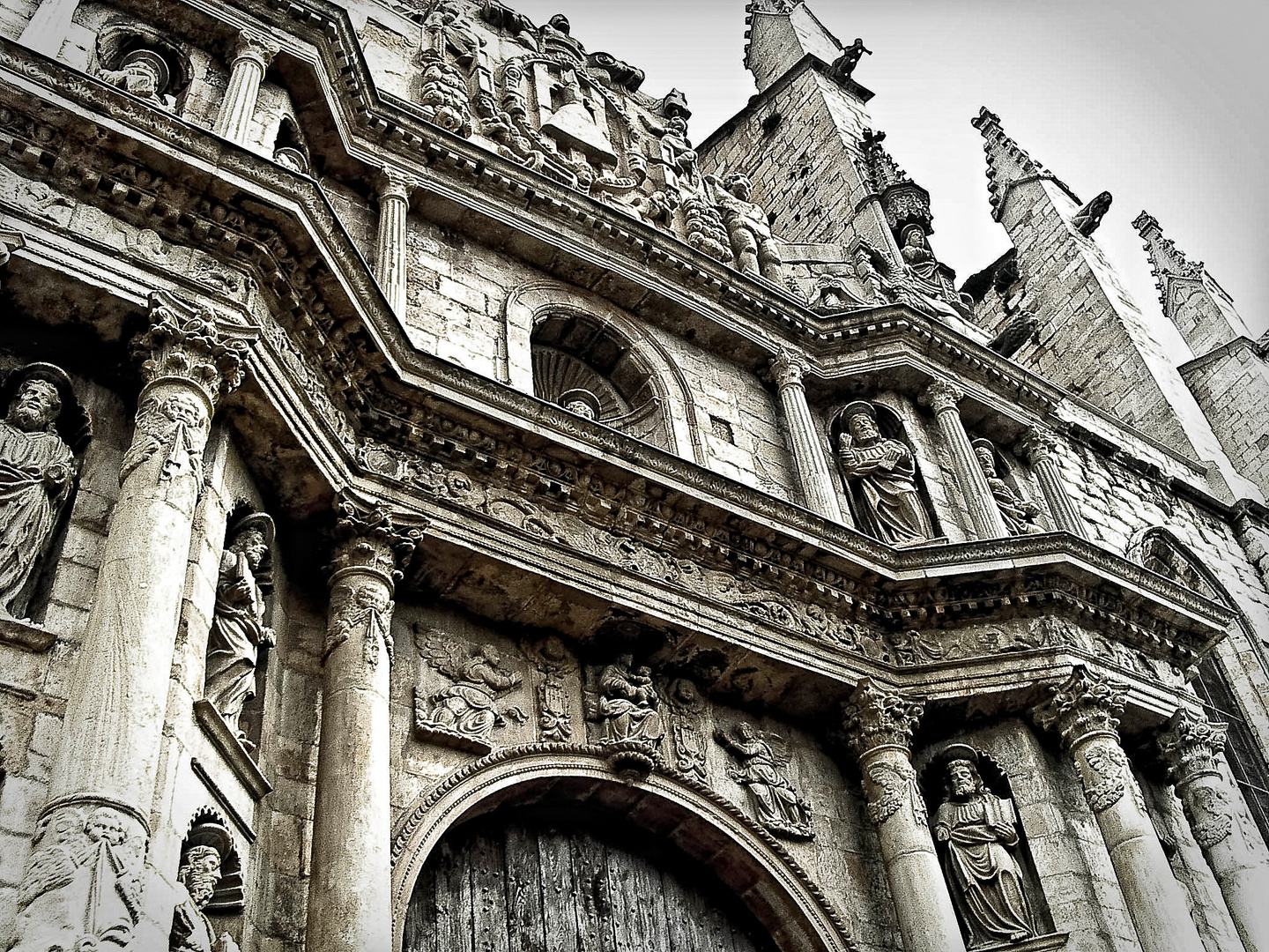 Fachada de la Iglesia de Santa María de Montblanc, Tarragona