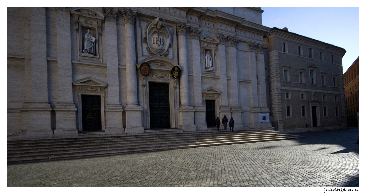 Fachada de la Iglesia del Gesù