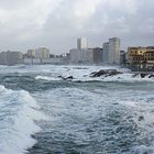 Fachada marítima un día con temporal