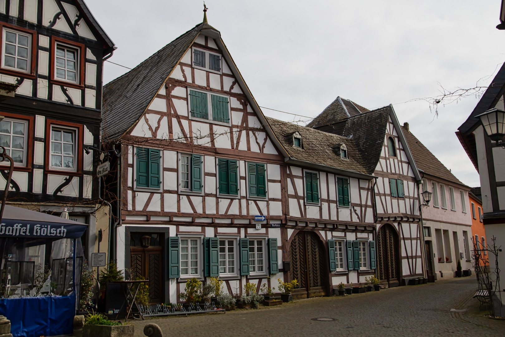 Fachwerhäuser am Markt von Erpel