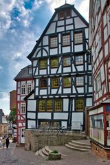 Fachwerk bestimmt das Stadtbild in Marburg