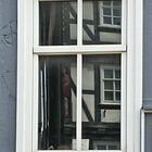 Fachwerk im Fenster