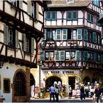 Fachwerk in Colmar/Frankreich