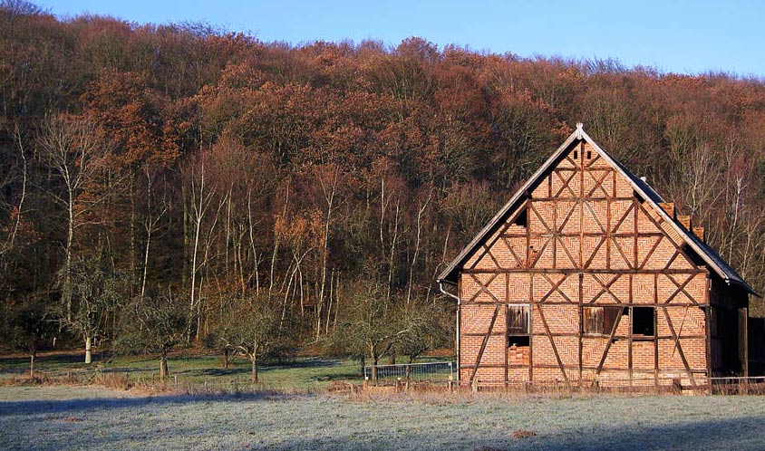 Fachwerk in Hessen - Christkindels Scheune