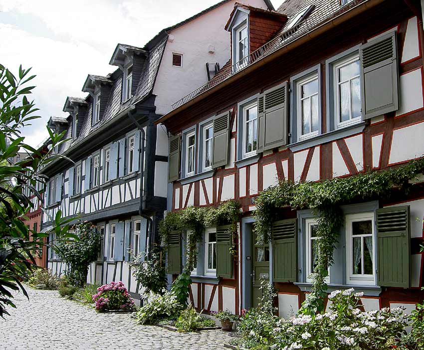 Fachwerk in Hessen - Frankfurt/Höchster Altstadt