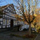 Fachwerk mit Herbstgold