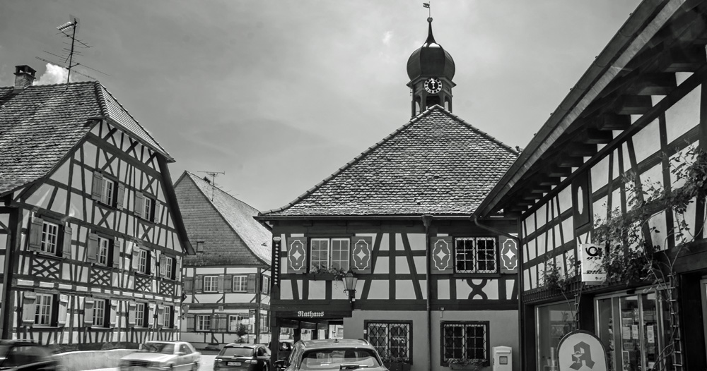 Fachwerk-Rathaus in Bermatingen 