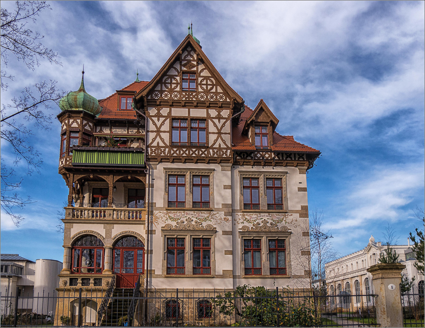 Fachwerk ... Villa "Heinrichshof" 