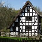 Fachwerk- (Westerwald-) Haus im Freilichtmuseum Kommern/Eifel ...