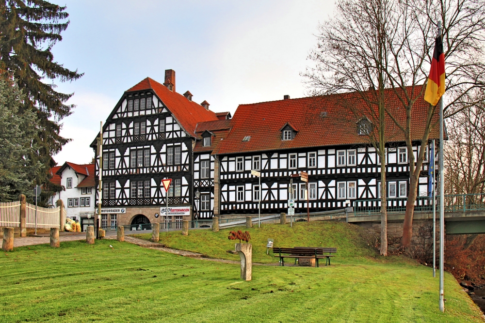 Fachwerkbau am Alten Werrahafen