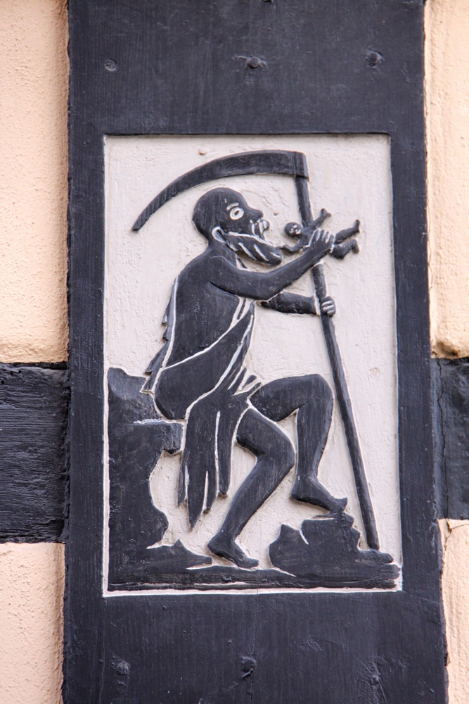 Fachwerkdetail Der Tod