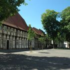 Fachwerkhäuser am Kirchplatz in Werne