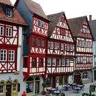 Fachwerkhäuser,  half-timbered houses, casas entramadas, Ochsenfurt (D)