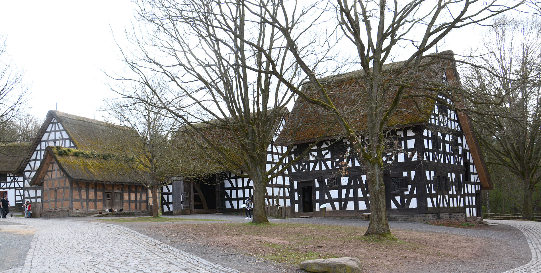 Fachwerkhäuser im Freilichtmuseum Kommern