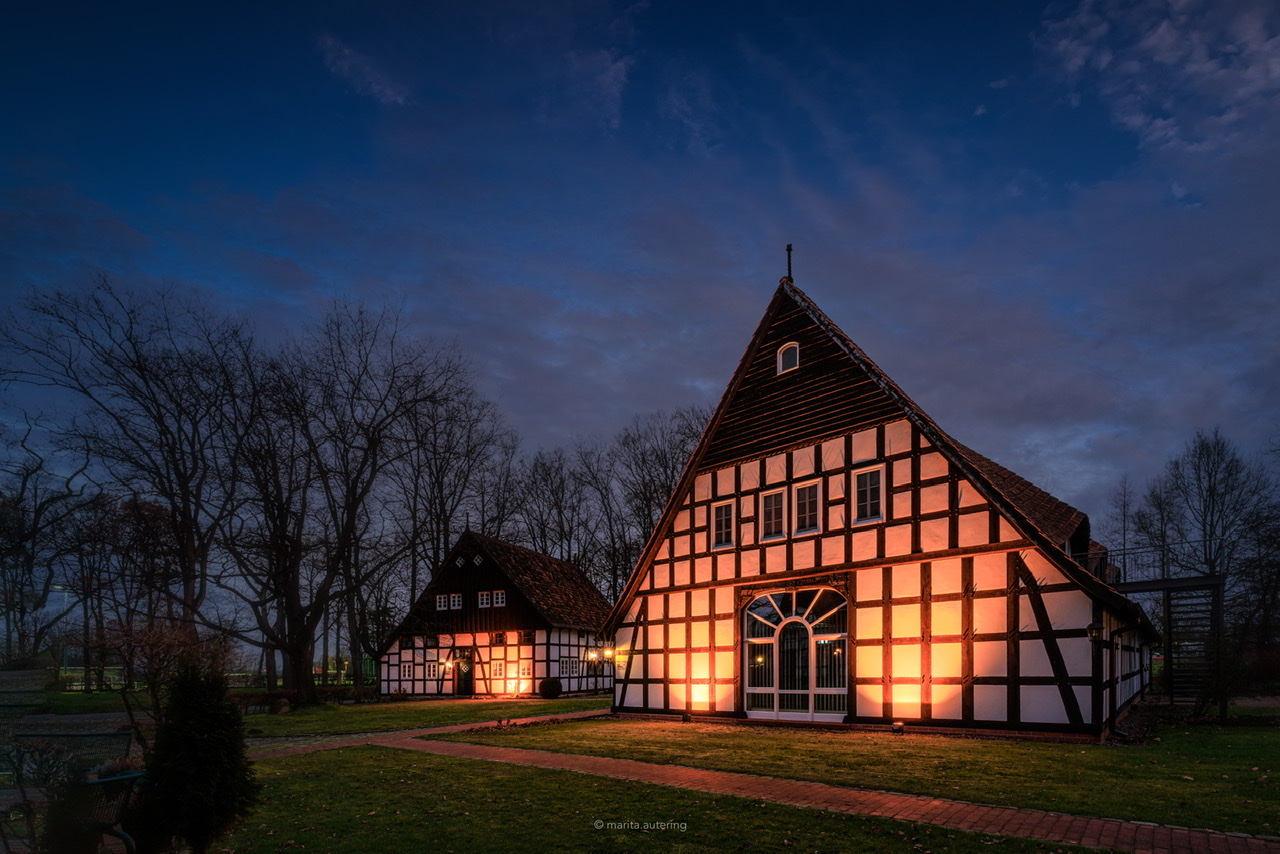 Fachwerkhäuser im Grönenberg Park