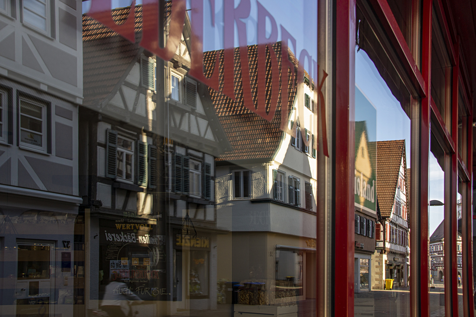 Fachwerkhäuser im Schaufenster