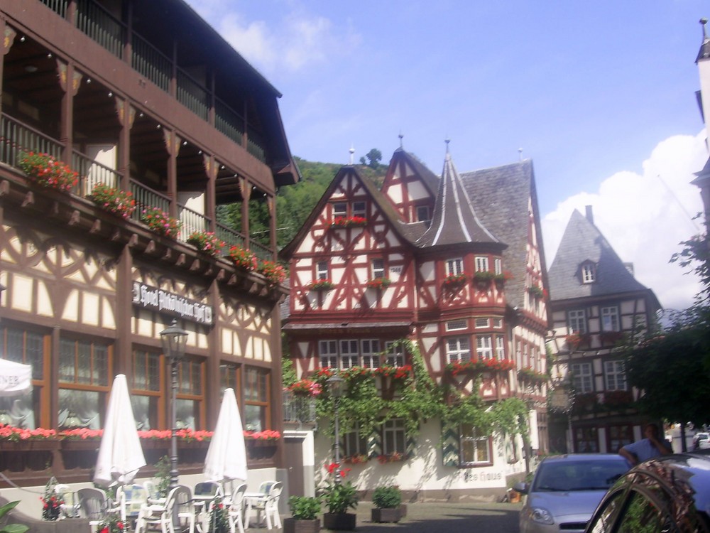 Fachwerkhäuser in Bacharach am Rhein