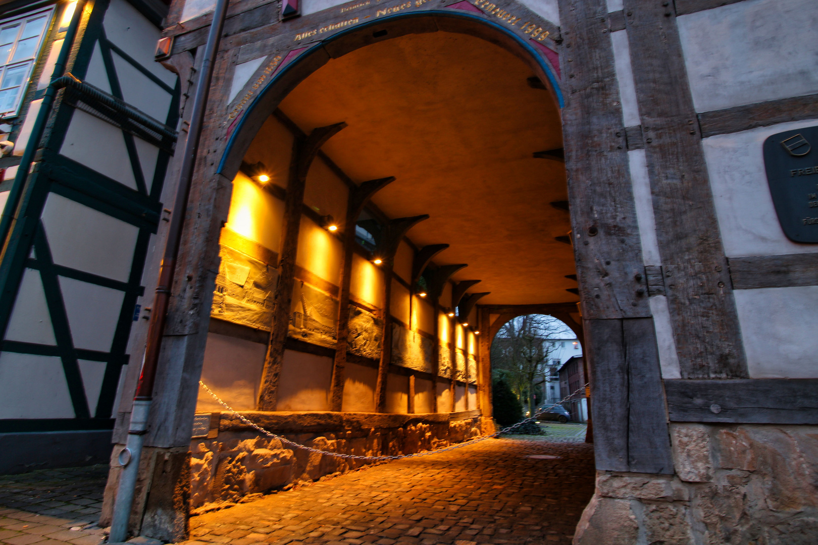 Fachwerkhäuser  in der Altstadt von Herford