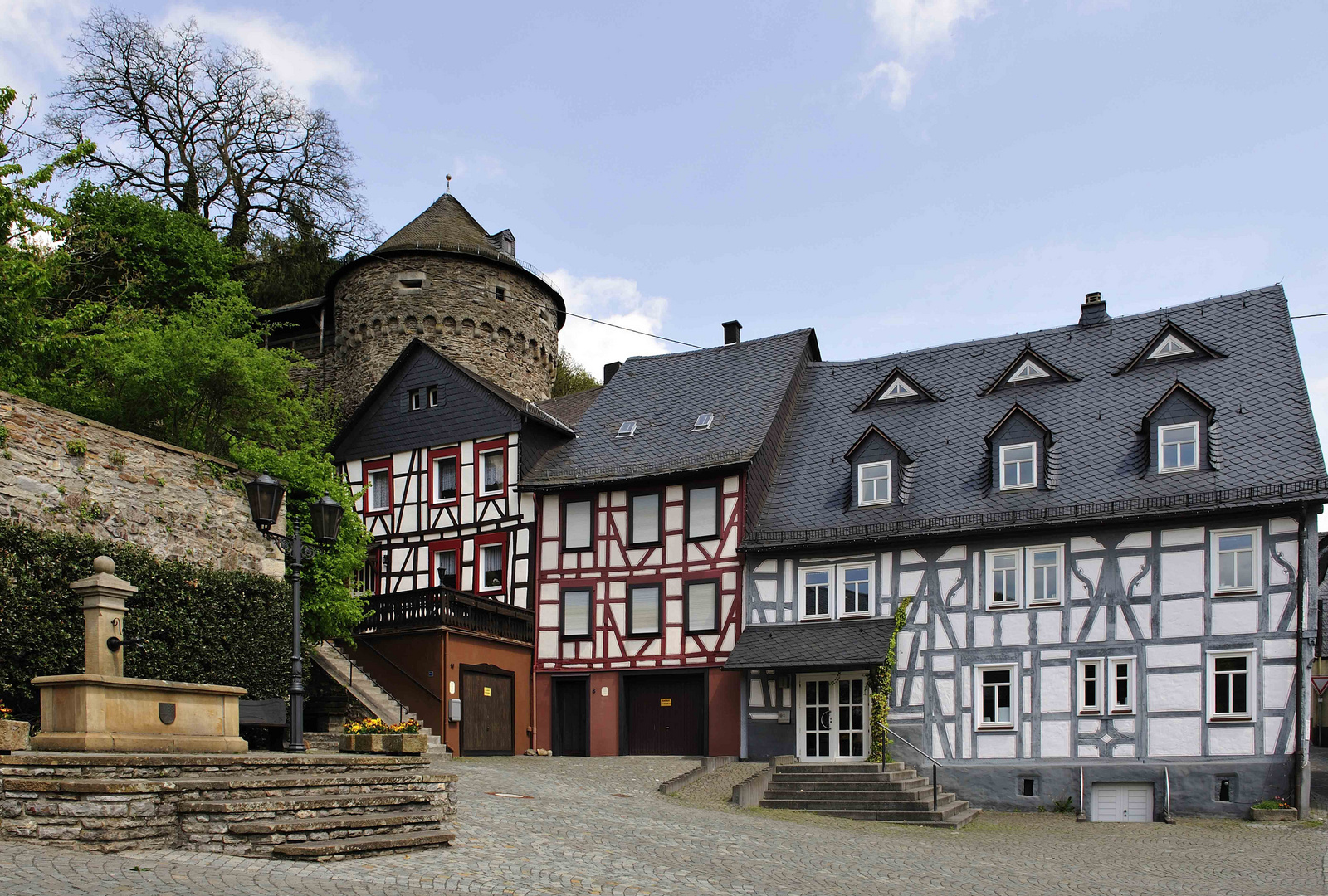 Fachwerkhäuser in Herrstein im Hunsrück Foto & Bild deutschland