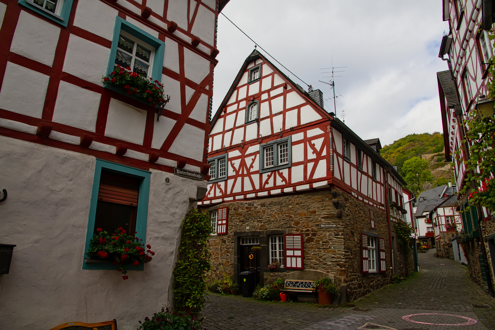 Fachwerkhäuser in Monreal