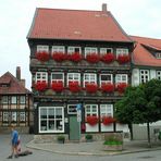 Fachwerkhäuser in Osterwieck / Markt 14 von 1570.