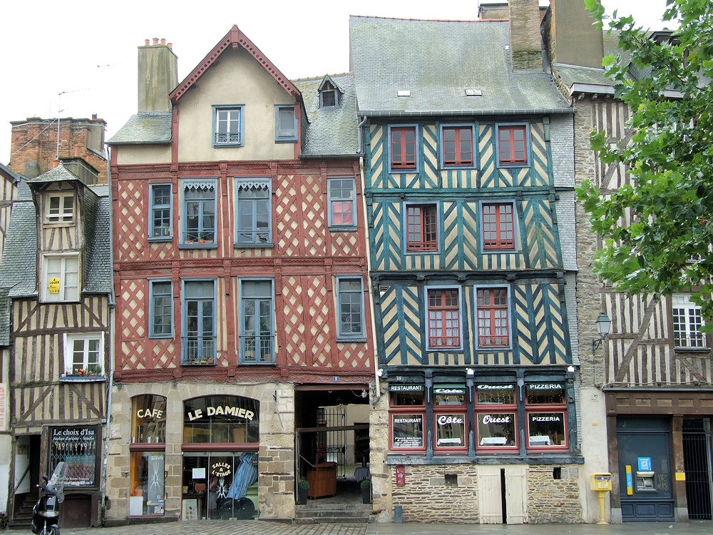 Fachwerkhäuser in Rennes