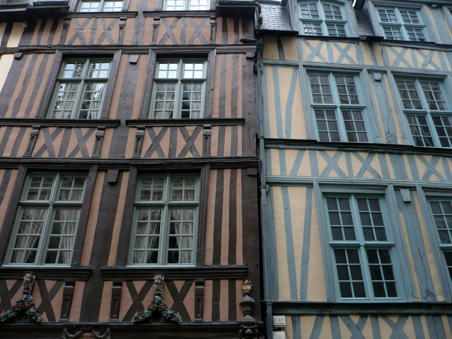 Fachwerkhäuser in Rouen