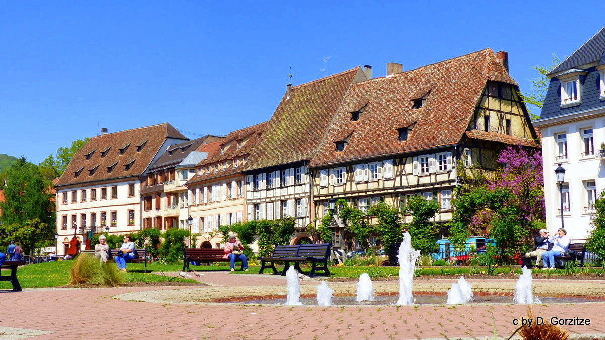 Fachwerkhäuser  in  Wissembourg!