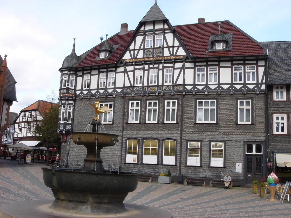 Fachwerkhaus auf dem Marktplatz in Goßlar