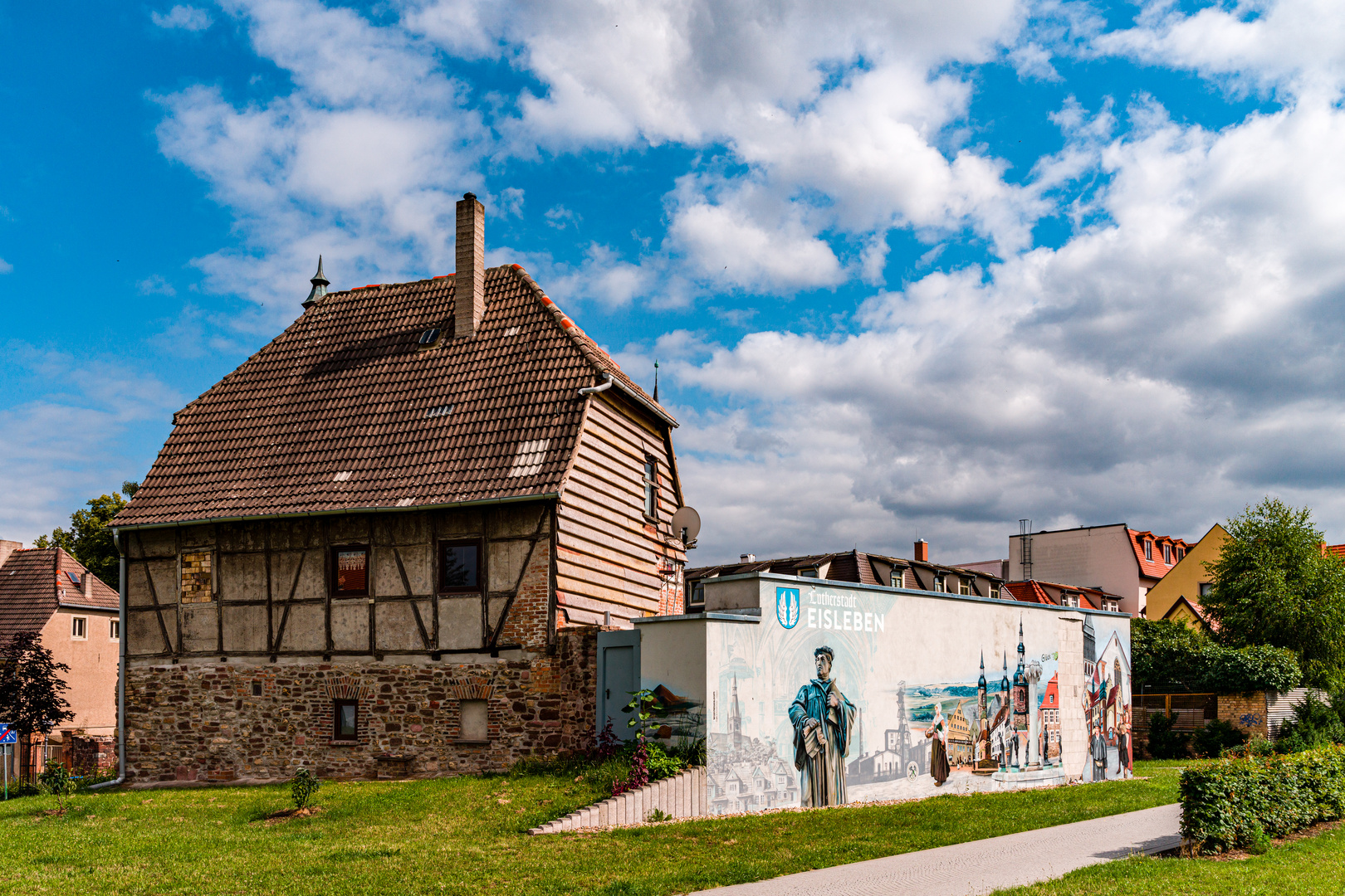 Fachwerkhaus in Eisleben (Lutherstadt)