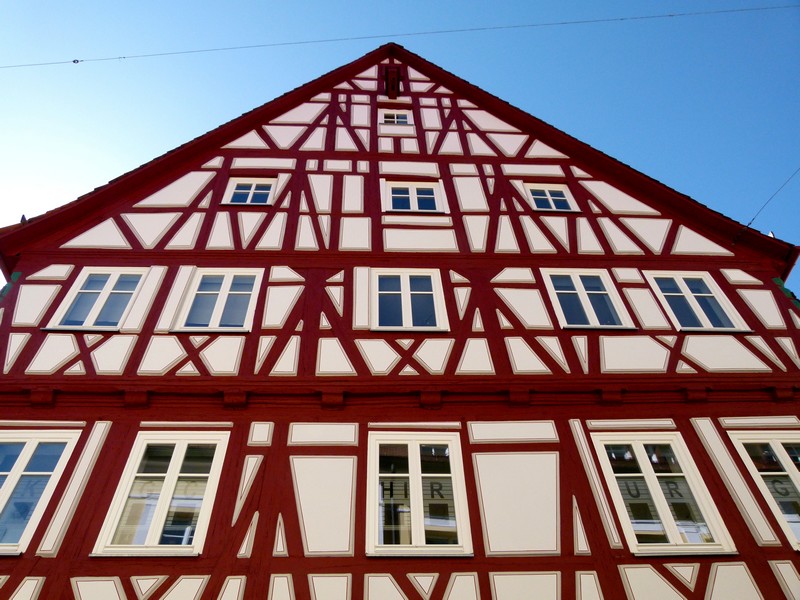 Fachwerkhaus in Nördlingen, Bayern