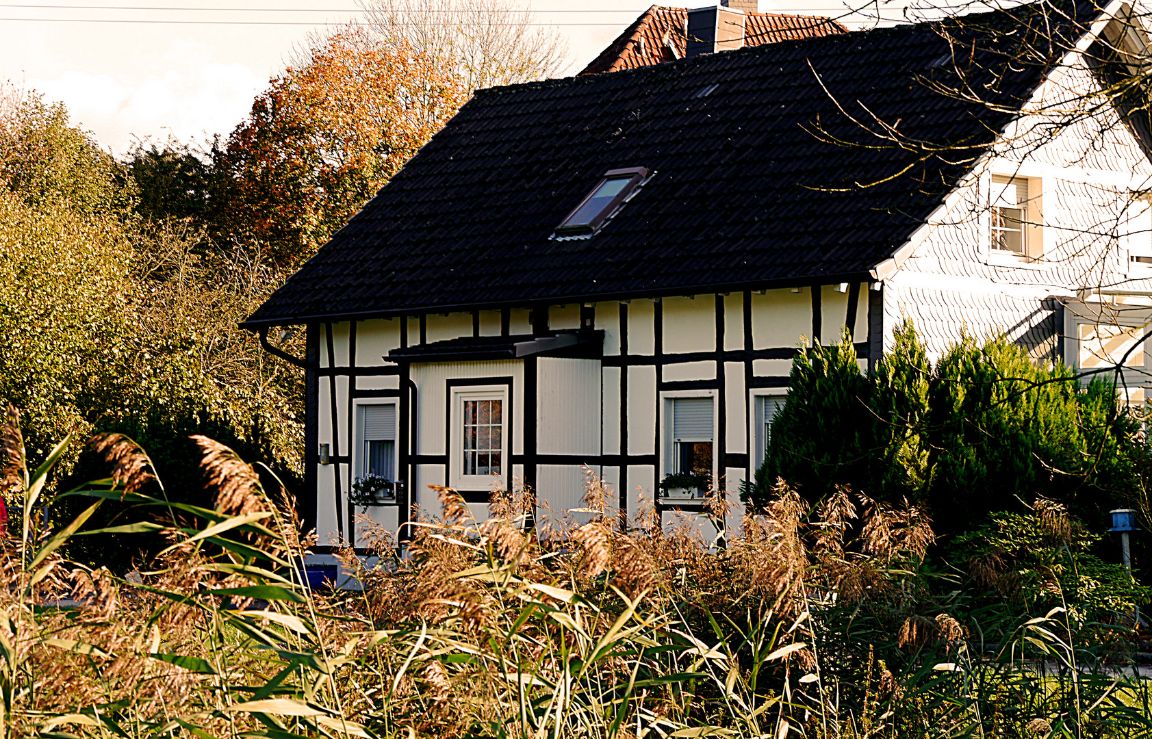 Fachwerkhaus nicht weit von der Mühle entfernt.