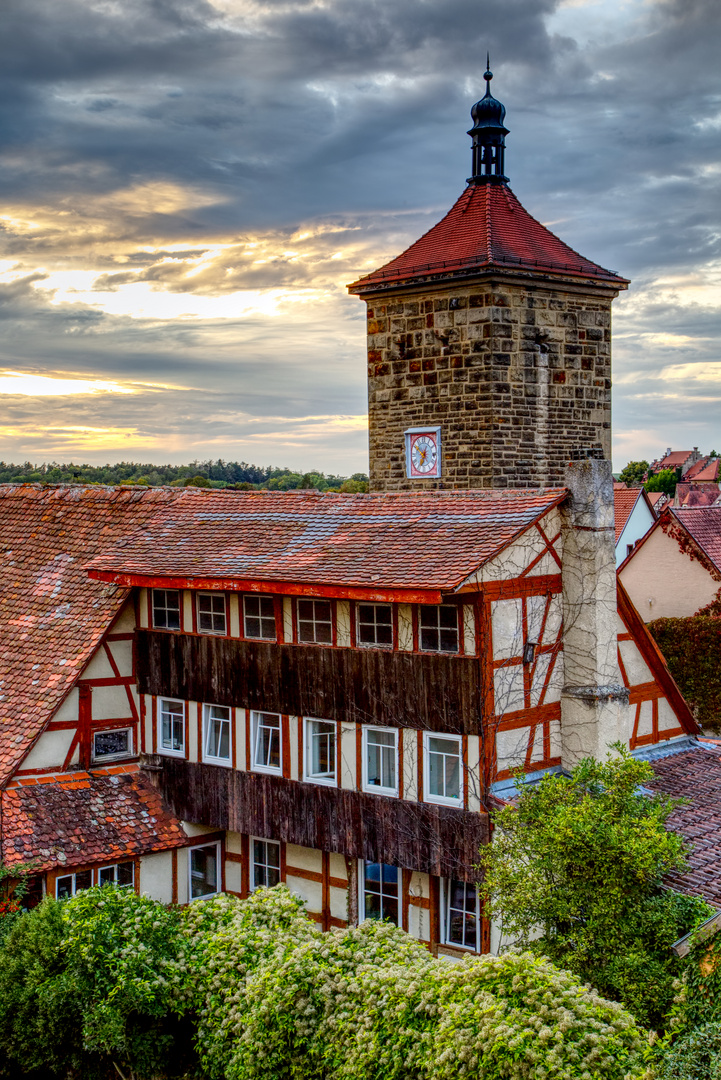 Fachwerkhaus und Siebertsturm