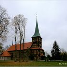 Fachwerkkirche in Stegna