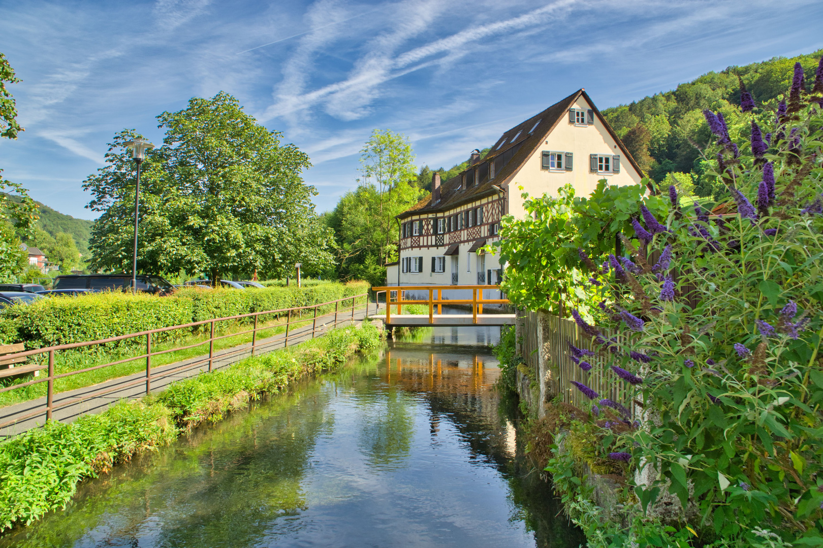 Fachwerkromantik an der Trubach in Egloffstein