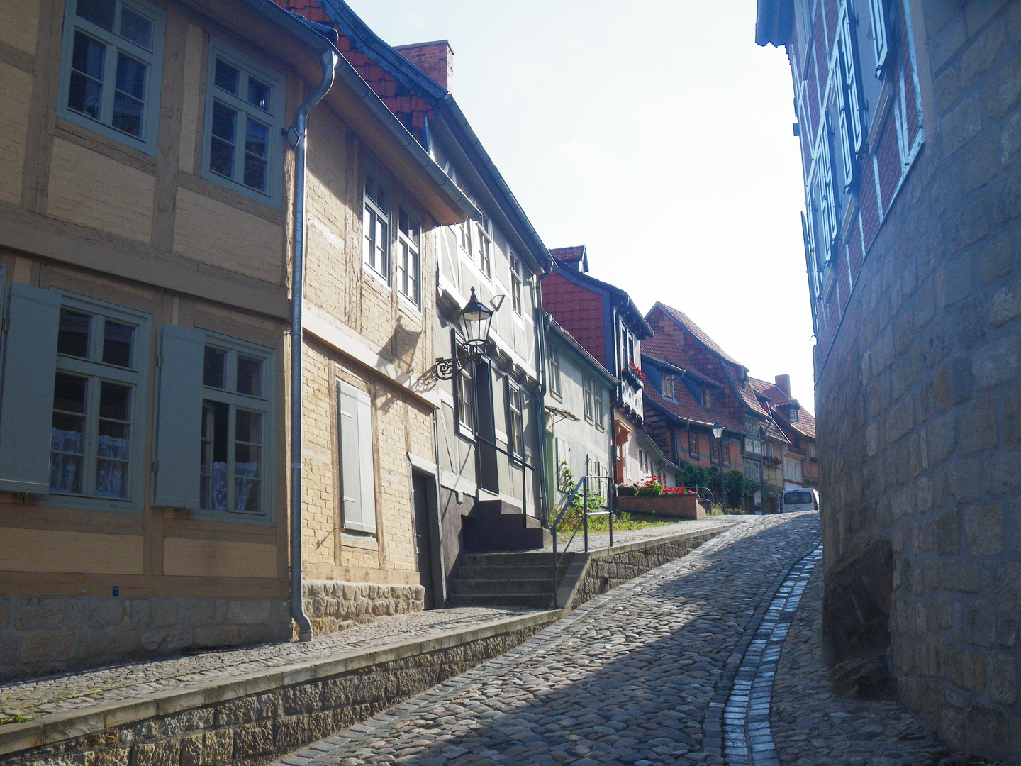 Fachwerkzeilen in Quedlinburg