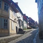 Fachwerkzeilen in Quedlinburg