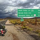 facing "mordor".. heavy rain in death valley, ca