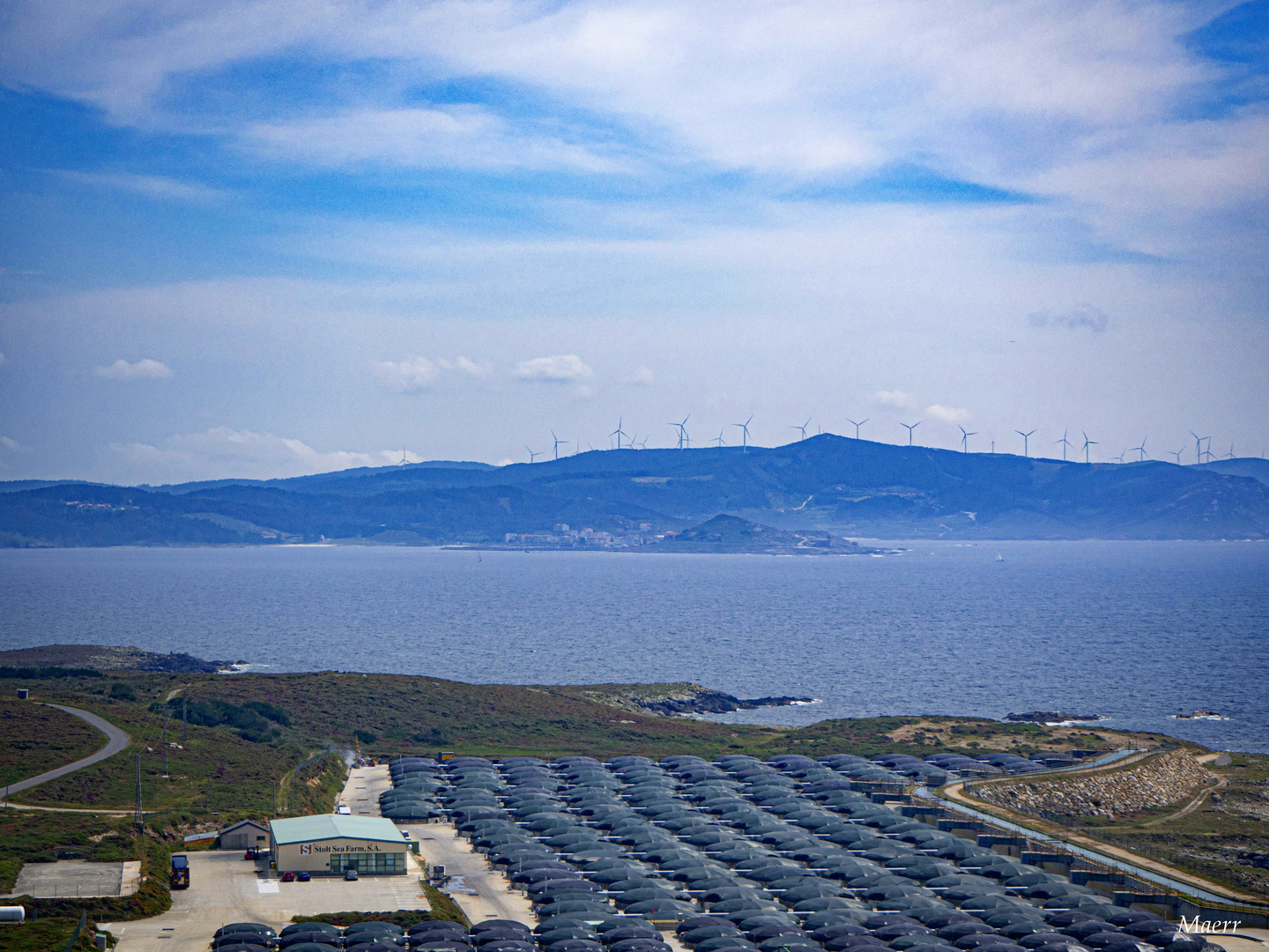 Factoría de rodaballo de  Cabo Vilán en Camariñas. Galicia.