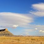 *Factory Butte & Clouds*