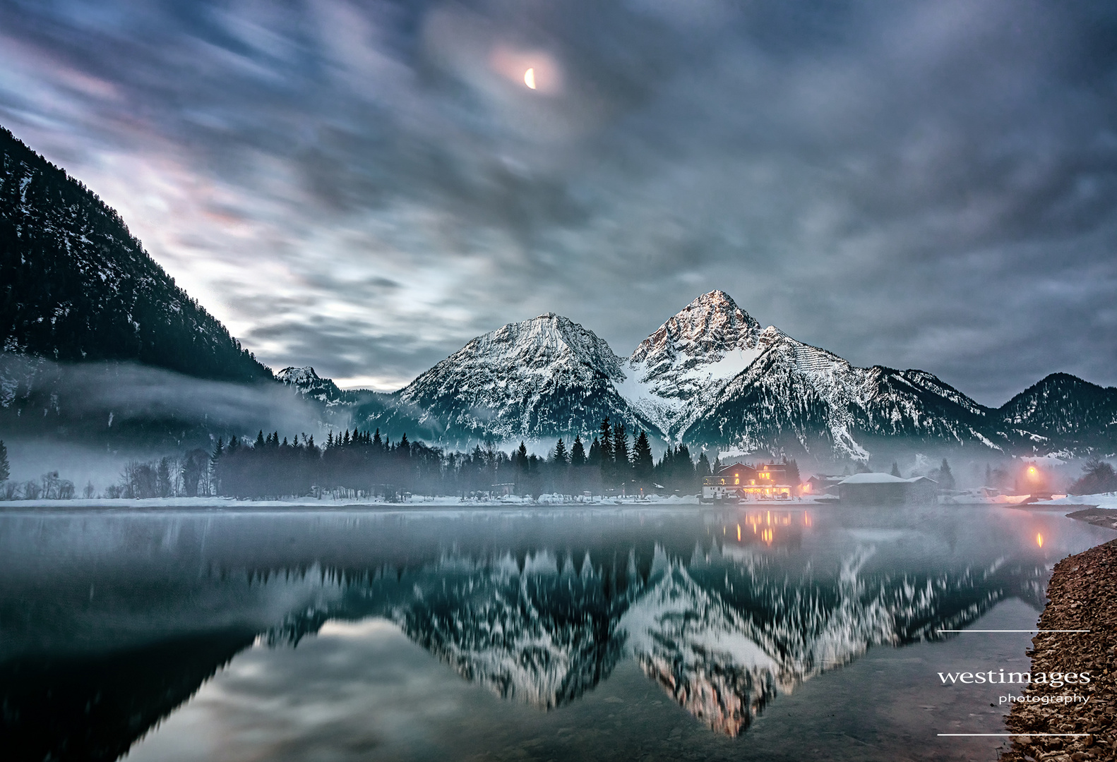 Fading Moonlight over Tyrol...