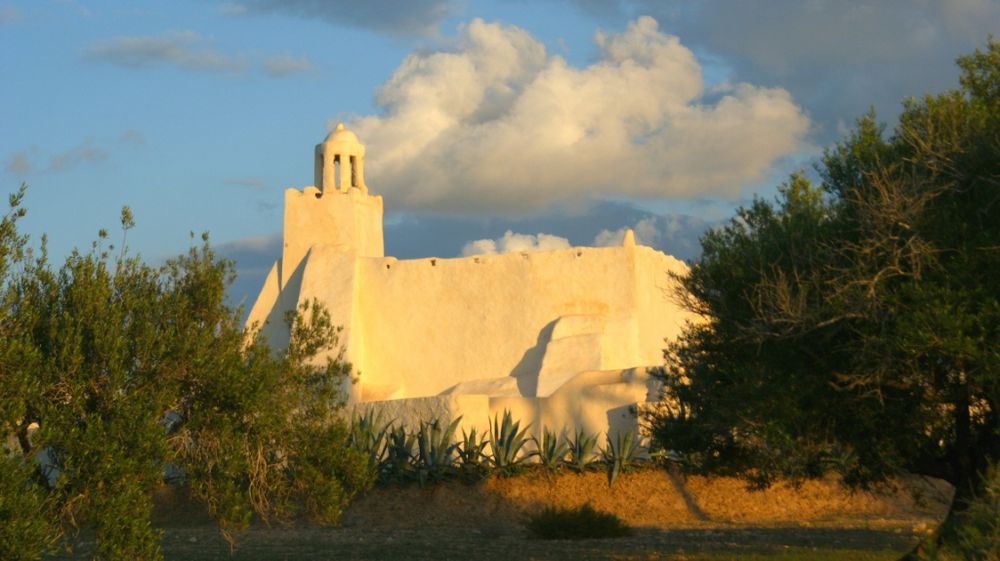 Fadlouhn Moschee in der Abendsonne