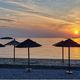 Camping "Zelena Laguna" Abendstimmung nhe Porec (Istrien); Kroatien Camperreise Mai 2022); 