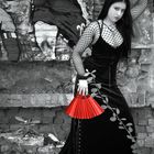 Fächergotik Gothic Lady with fan