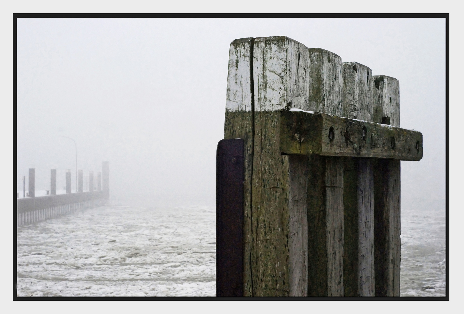 Fähranleger Borkum Winter 2010