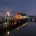 Fähranleger nach Sonnenuntergang in Paihia - Neuseeland