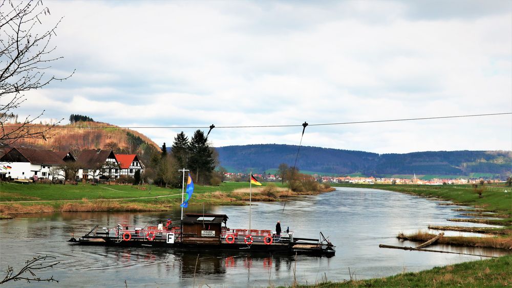 Fähre bei Bodenfelde OT.Wahmbeck